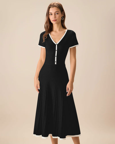 Alessia™ - Abito Midi Elegante Con Comfort