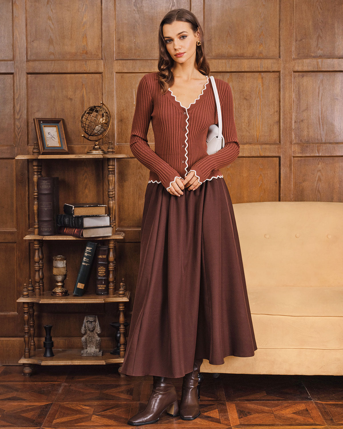 Bianca™ – Cardigan Lungo Elegante e Confortevole