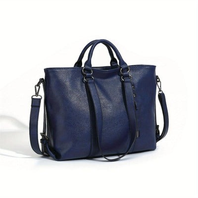 Bianca™ | Borsa Shopper Elegante e Versatile in Ecopelle con Tracolla Removibile