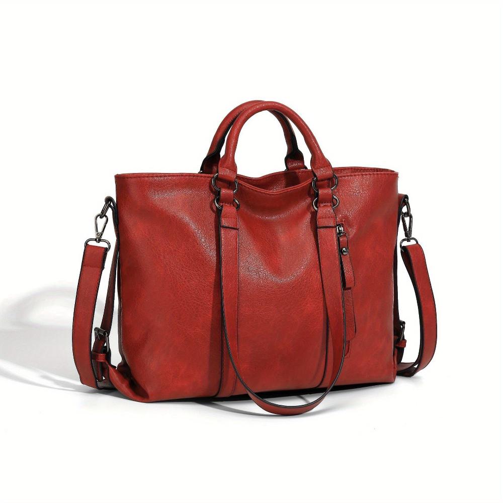 Bianca™ | Borsa Shopper Elegante e Versatile in Ecopelle con Tracolla Removibile