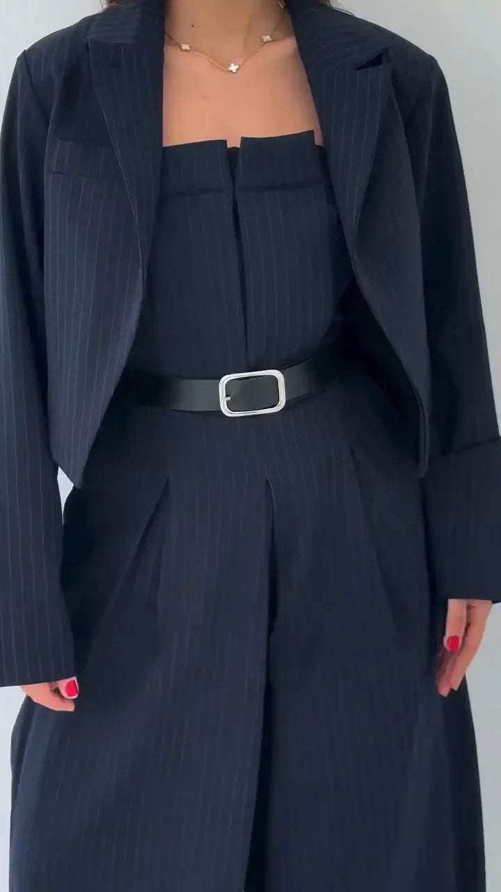 Eclat™ | Completo Donna Elegante con Bustier e Giacca