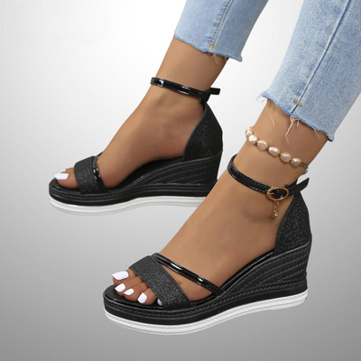 Elena™ | Sandali Comodi con Zeppa Elegante
