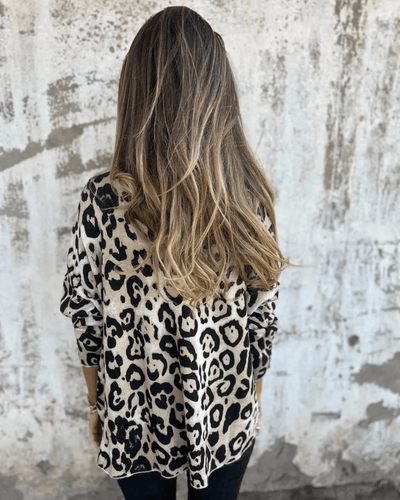 Elvéra™ | Canottiere Donna Stampa Leopardata Casual