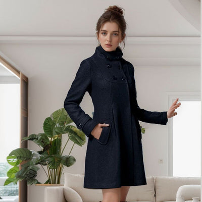 Filomena™ | Elegante Cappotto Donna Nero