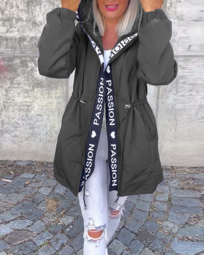 Giacca Uomo Casual Con Cappuccio e Coulisse