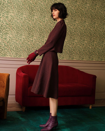 Giulia™ - Gonna Tweed Elegante e Comoda