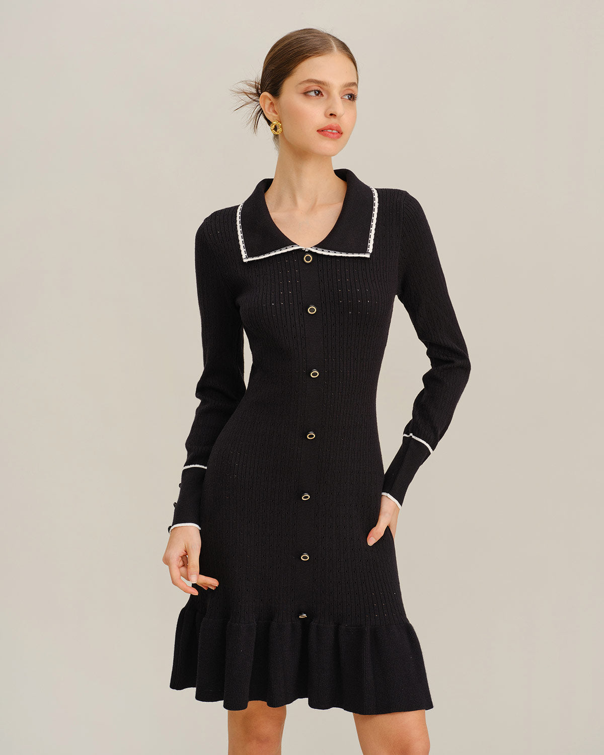 Giulia™ Abito BodyCon Elegante a Strisce