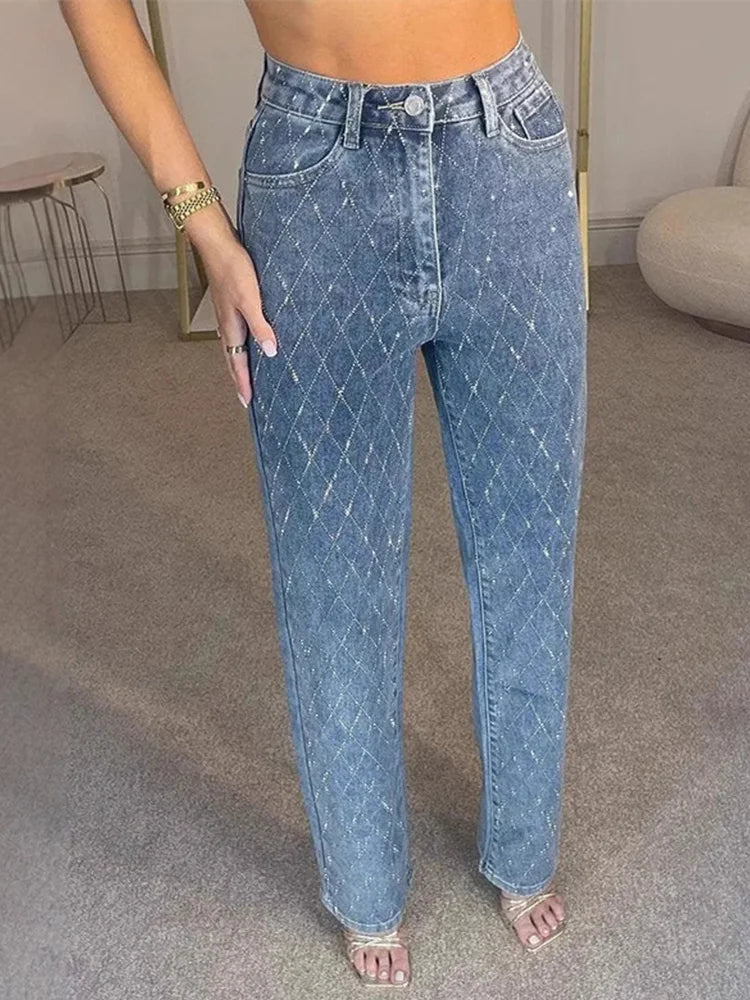 Jeans Eleganti Donna con Strass | Stile e Comfort