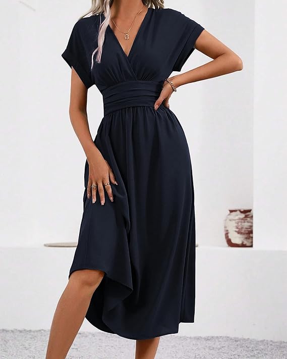 Laura™ | Abito Elegante da Cerimonia con Scollo a V