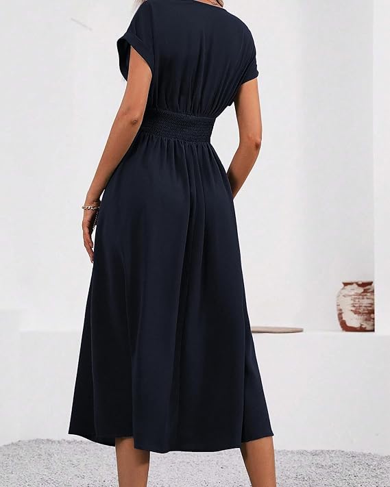 Laura™ | Abito Elegante da Cerimonia con Scollo a V