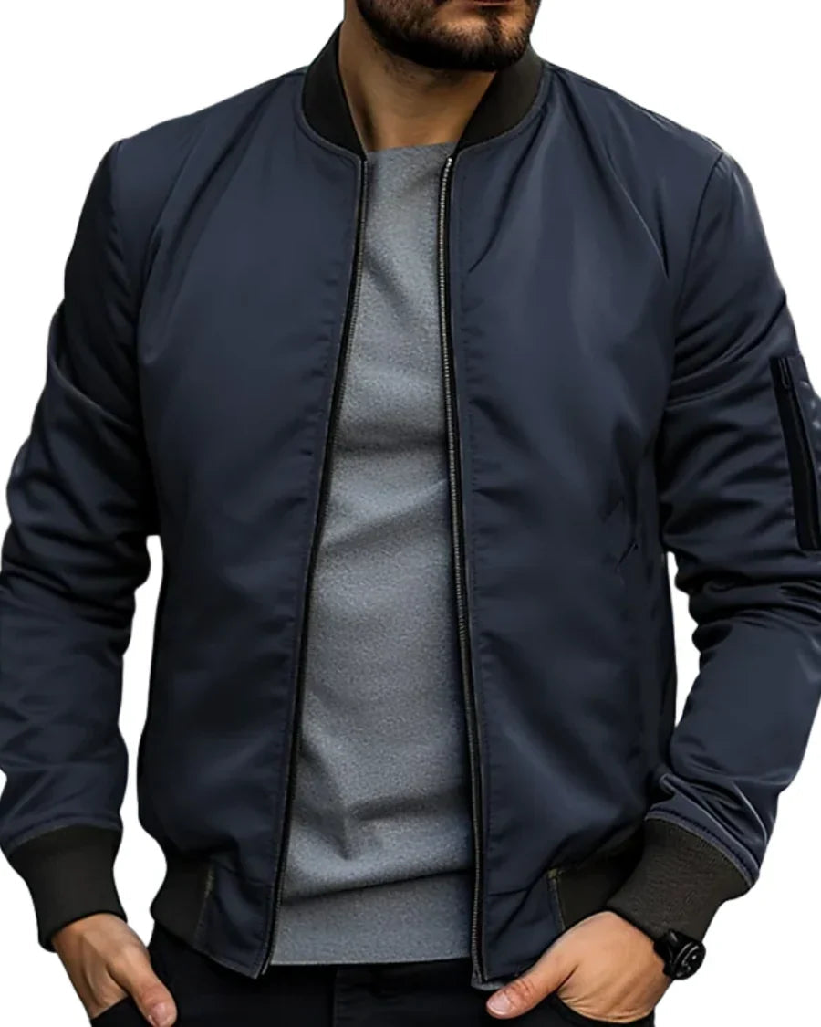 Luca™ | Giacca Bomber Uomo in Pelle
