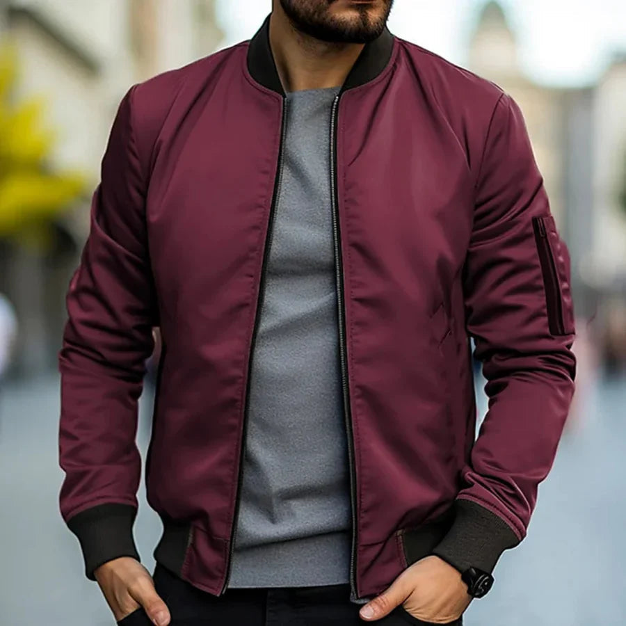 Luca™ | Giacca Bomber Uomo in Pelle