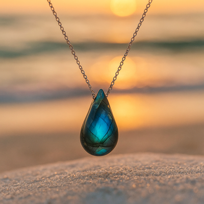 Luna™ | Collana Donna In Labradorite Elegante