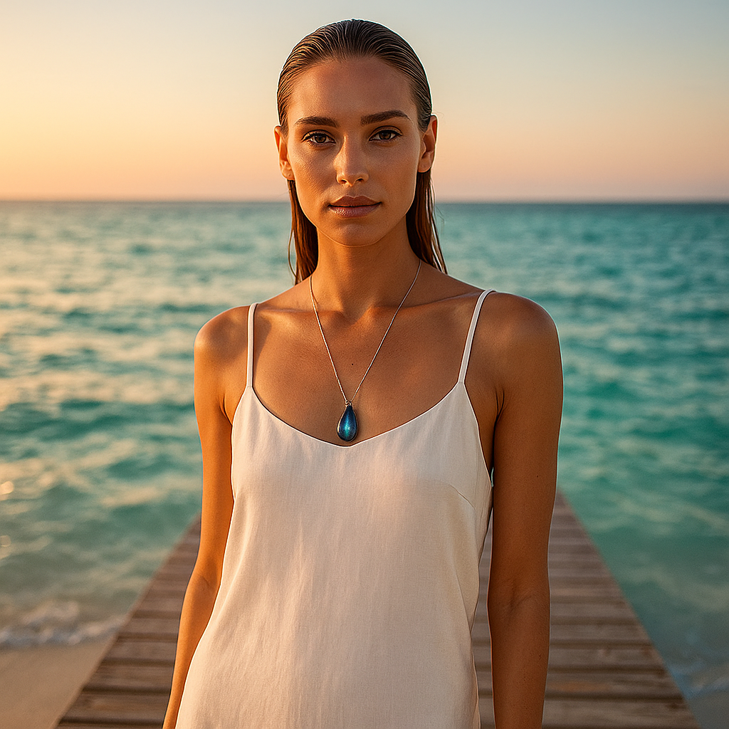 Luna™ | Collana Donna In Labradorite Elegante