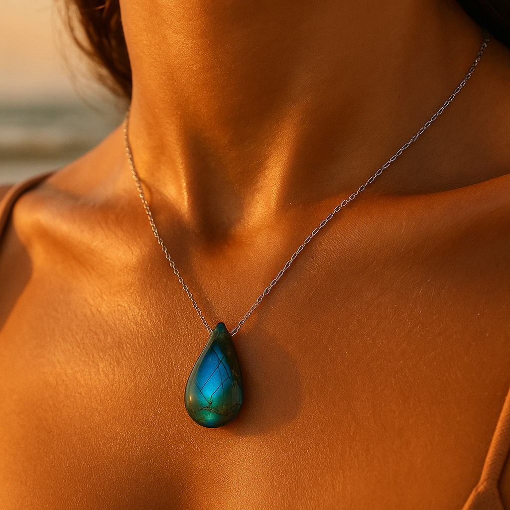 Luna™ | Collana Donna In Labradorite Elegante