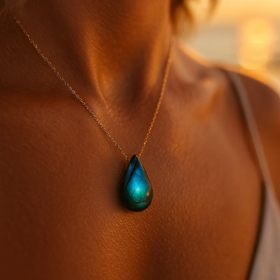 Luna™ | Collana Donna In Labradorite Elegante