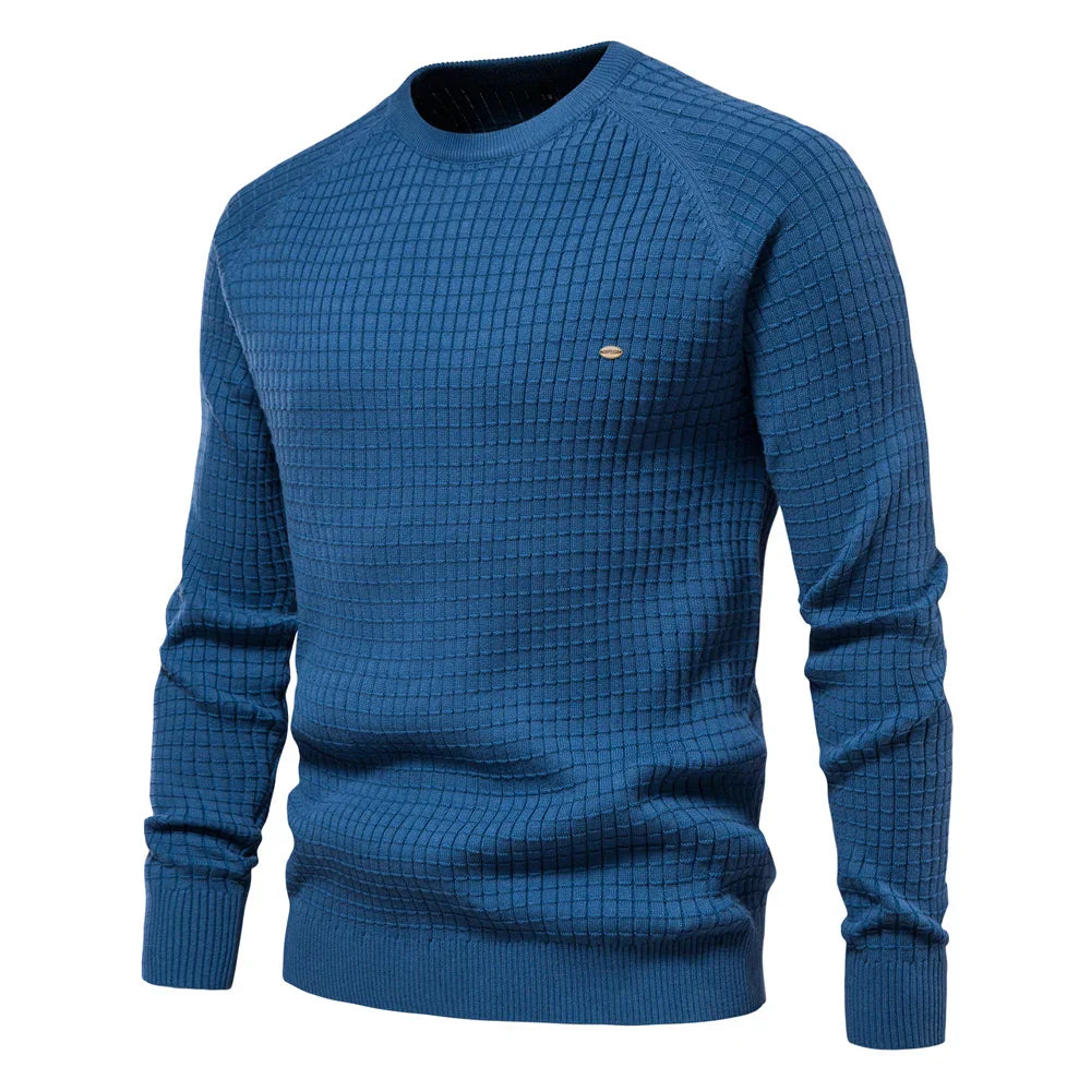 Maglione Elegante con Motivo a Diamante | Comfort e Stile