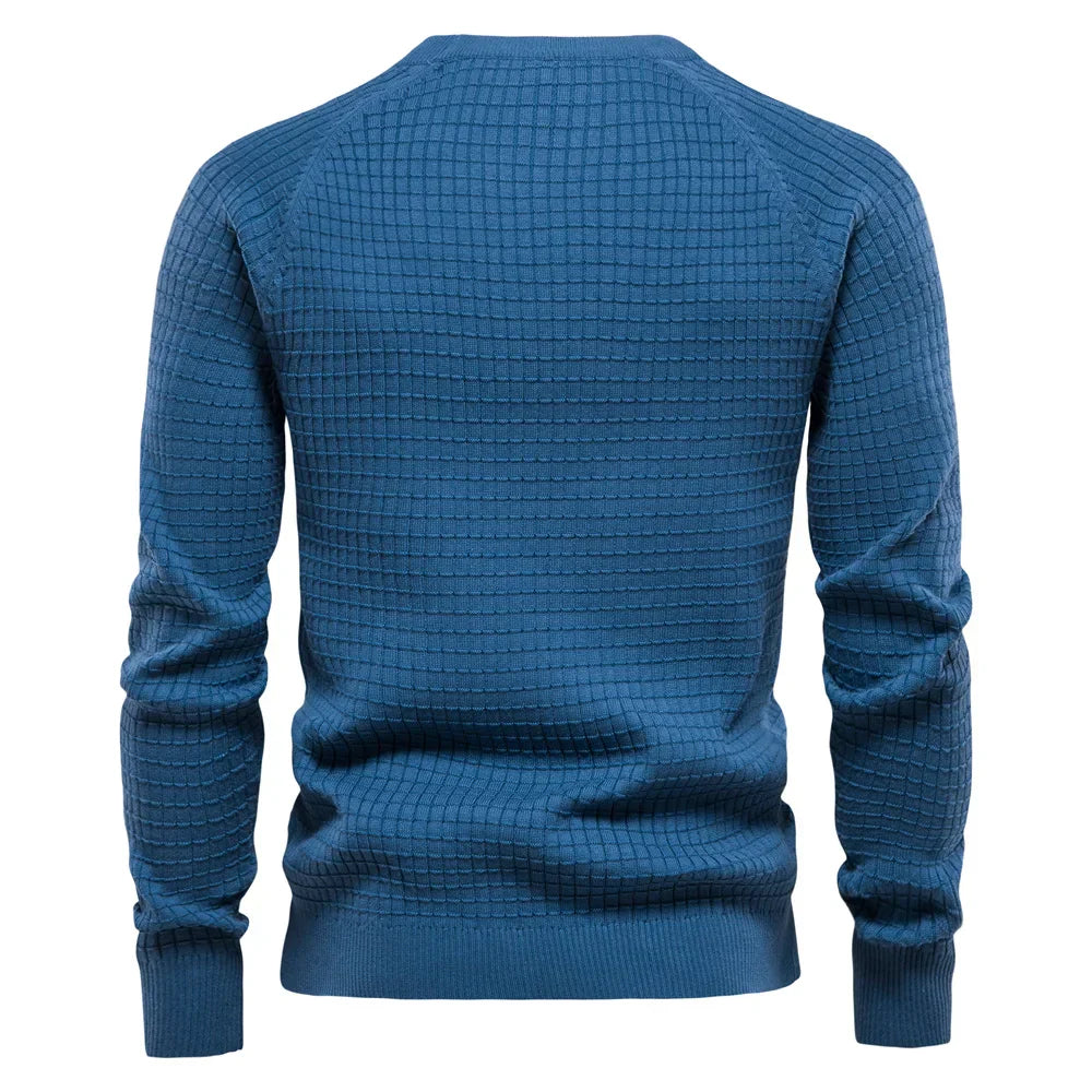 Maglione Elegante con Motivo a Diamante | Comfort e Stile