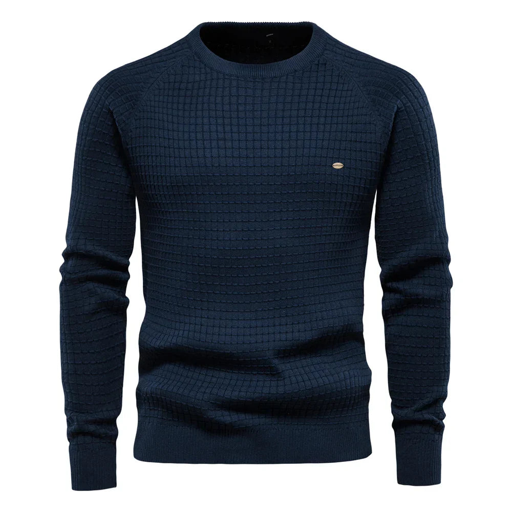 Maglione Elegante con Motivo a Diamante | Comfort e Stile