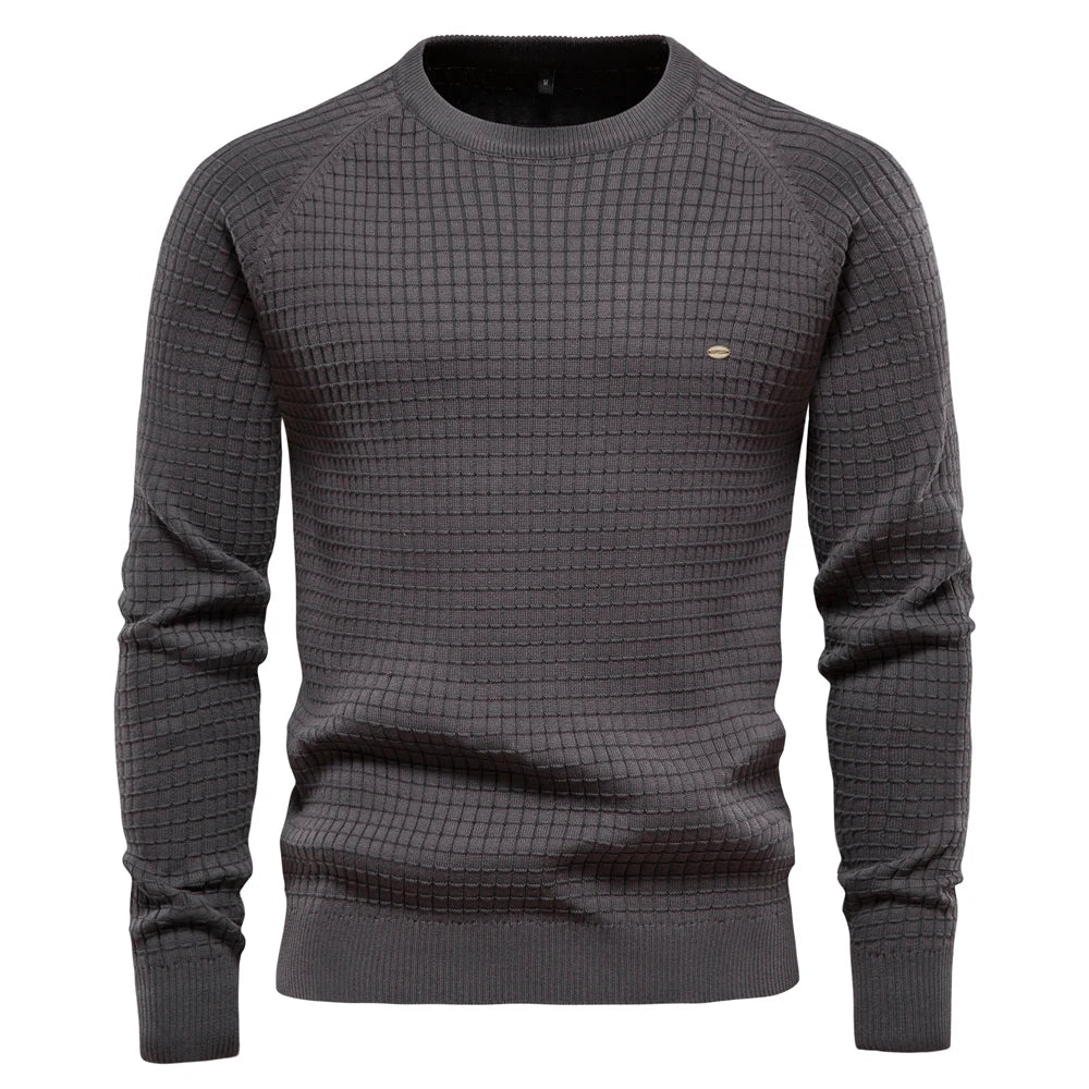Maglione Elegante con Motivo a Diamante | Comfort e Stile