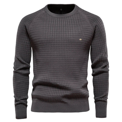 Maglione Elegante con Motivo a Diamante | Comfort e Stile