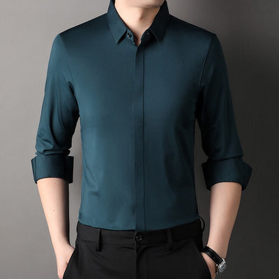 Mitchel™ | Camicia Uomo Stretch Antirughe Elegante