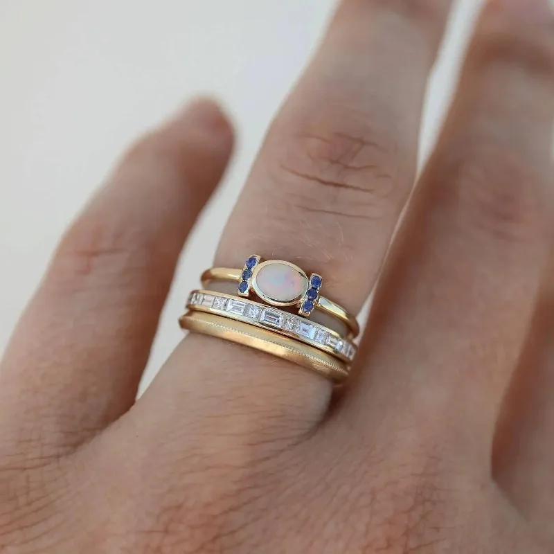 Oprah™ | Vintage Gold Opal Ring Set