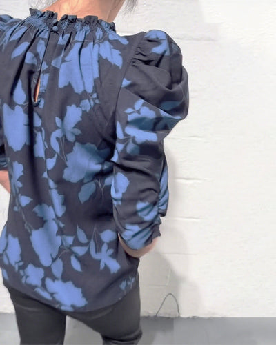 Ruch™ | Camicetta Elegante con Maniche a Pompa