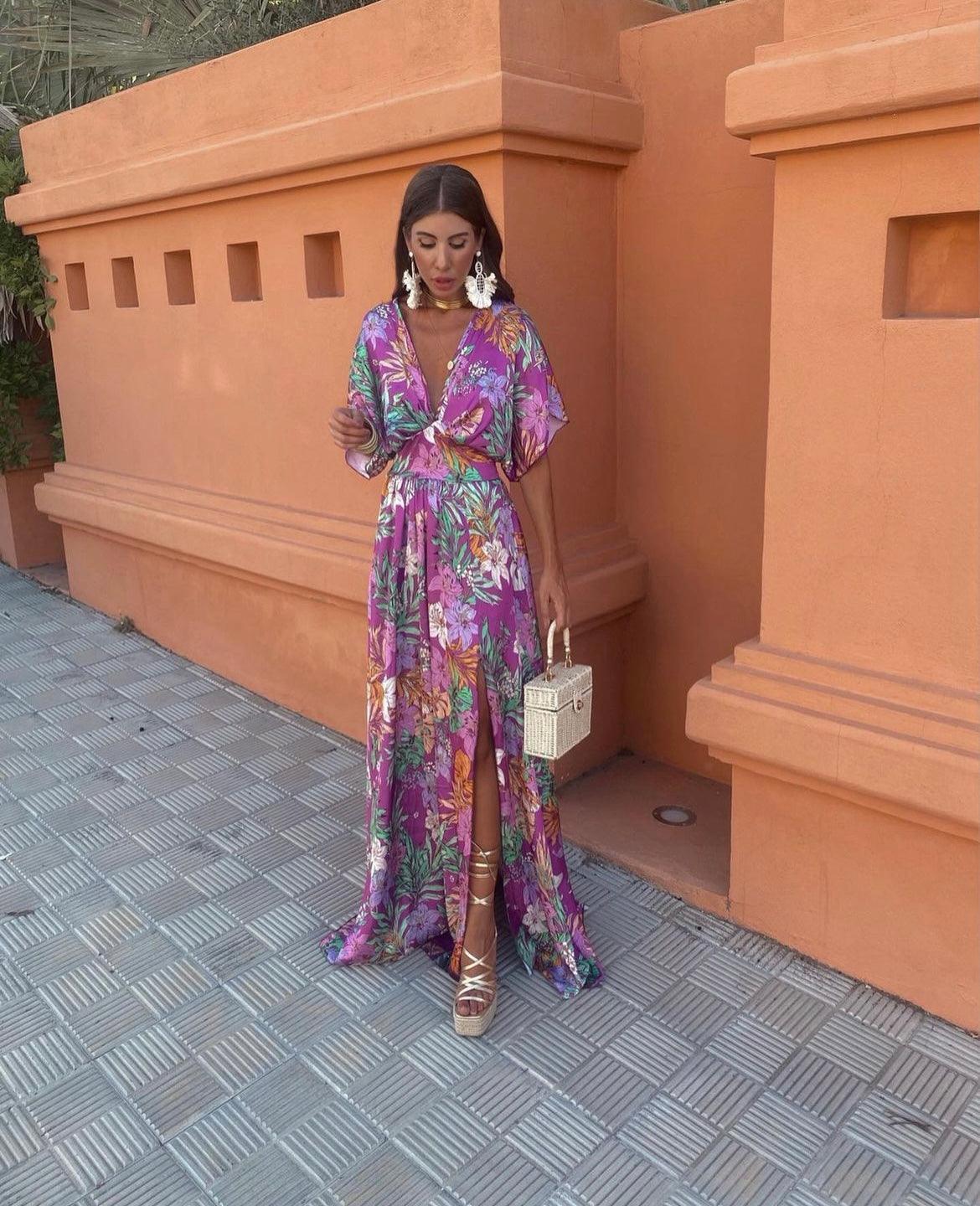 Sofia™ - Abito Estivo Floreale Elegante