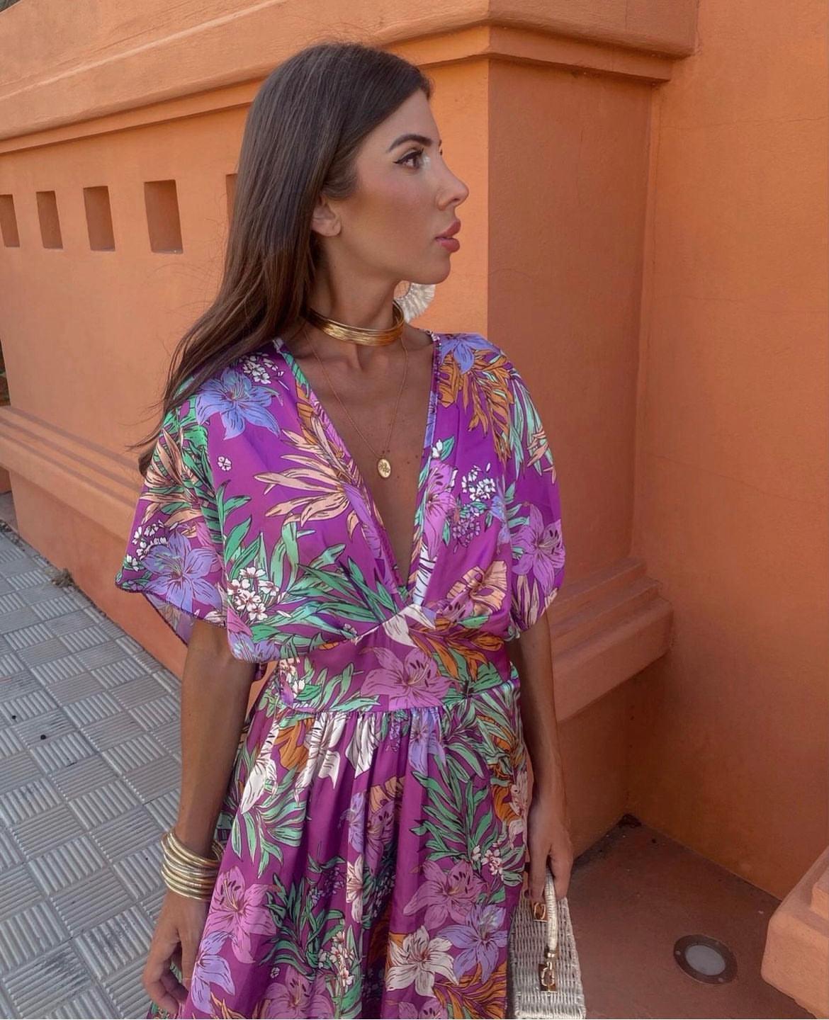 Sofia™ - Abito Estivo Floreale Elegante