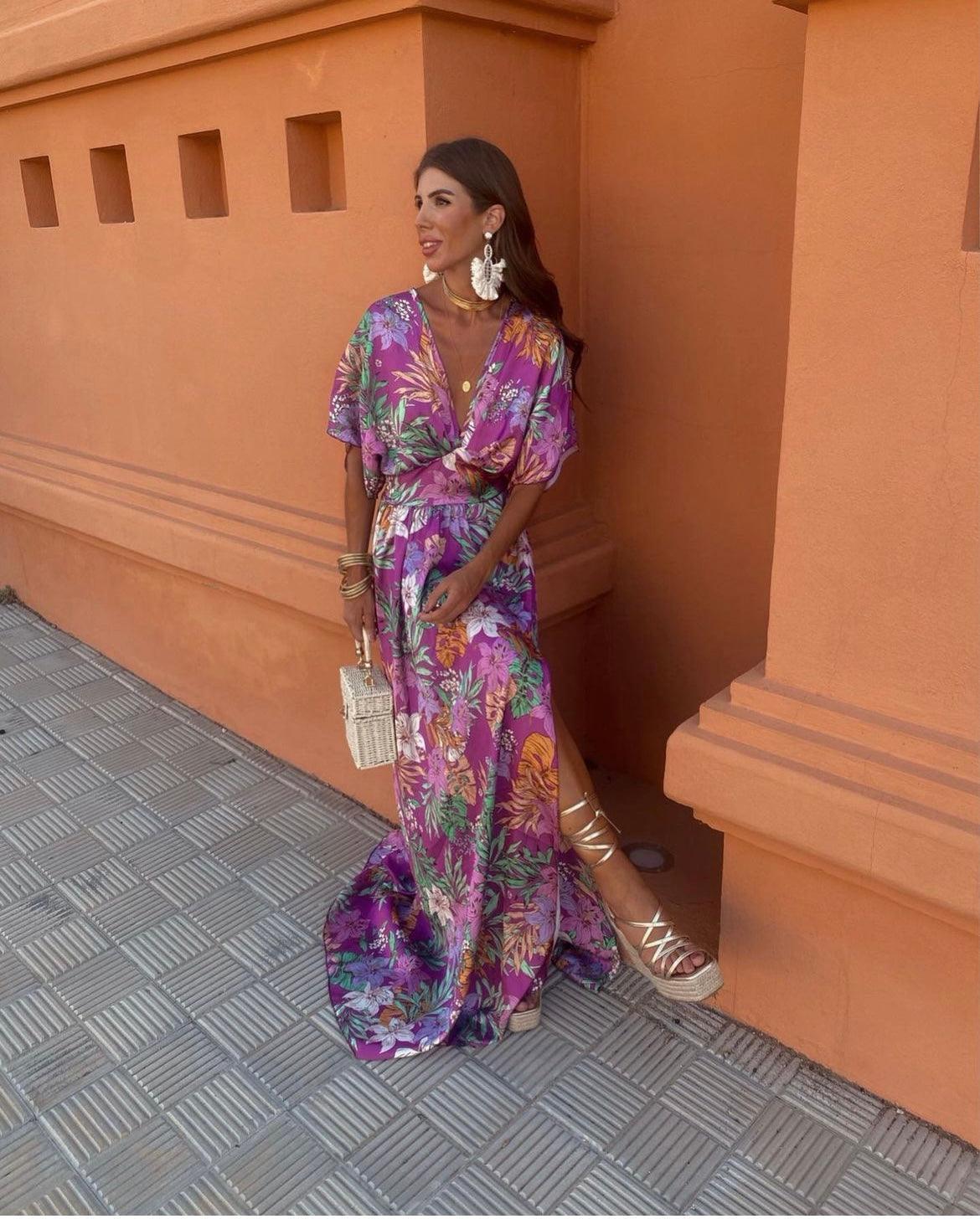 Sofia™ - Abito Estivo Floreale Elegante