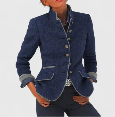 Sofia™ | Blazer Donna Elegante in Misto Lana Morbida 4