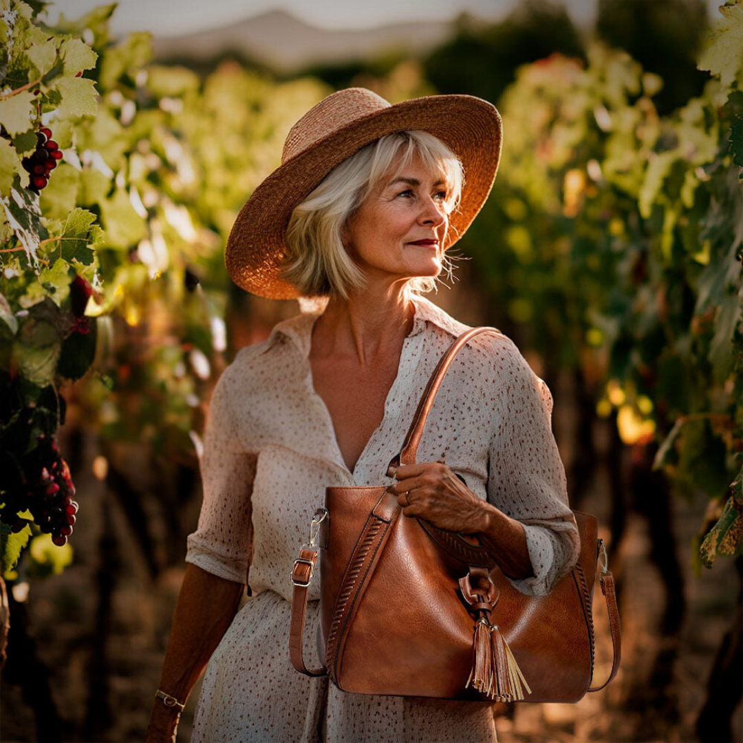 Sofia™ | Borsa Tracolla Donna Elegante in Pelle Premium