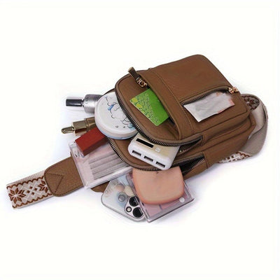 Sofia™ | Borsa Tracolla Donna Elegante in Pelle con Ruote