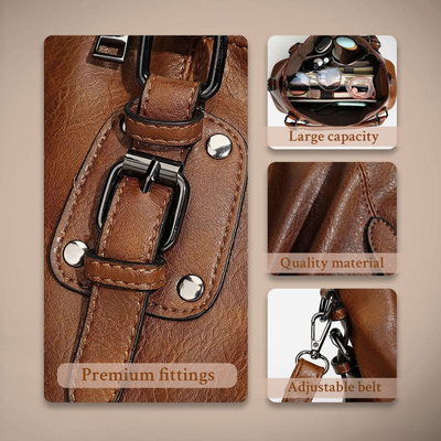 Sofia™ | Borsa Tracolla Donna Elegante in Pelle di Alta Qualità