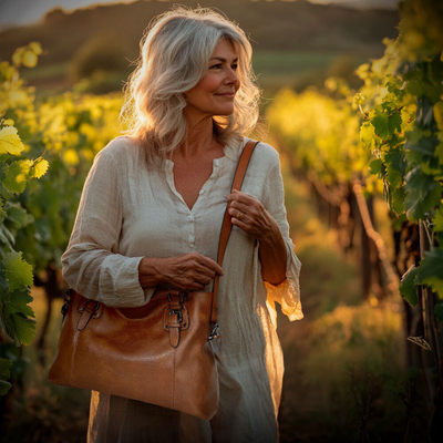 Sofia™ | Borsa Tracolla Donna Elegante in Pelle di Alta Qualità