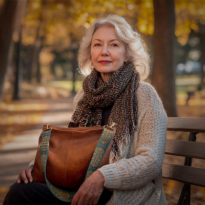 Sofia™ | Borsa Tracolla Donna Vintage Elegante con Design Pratico