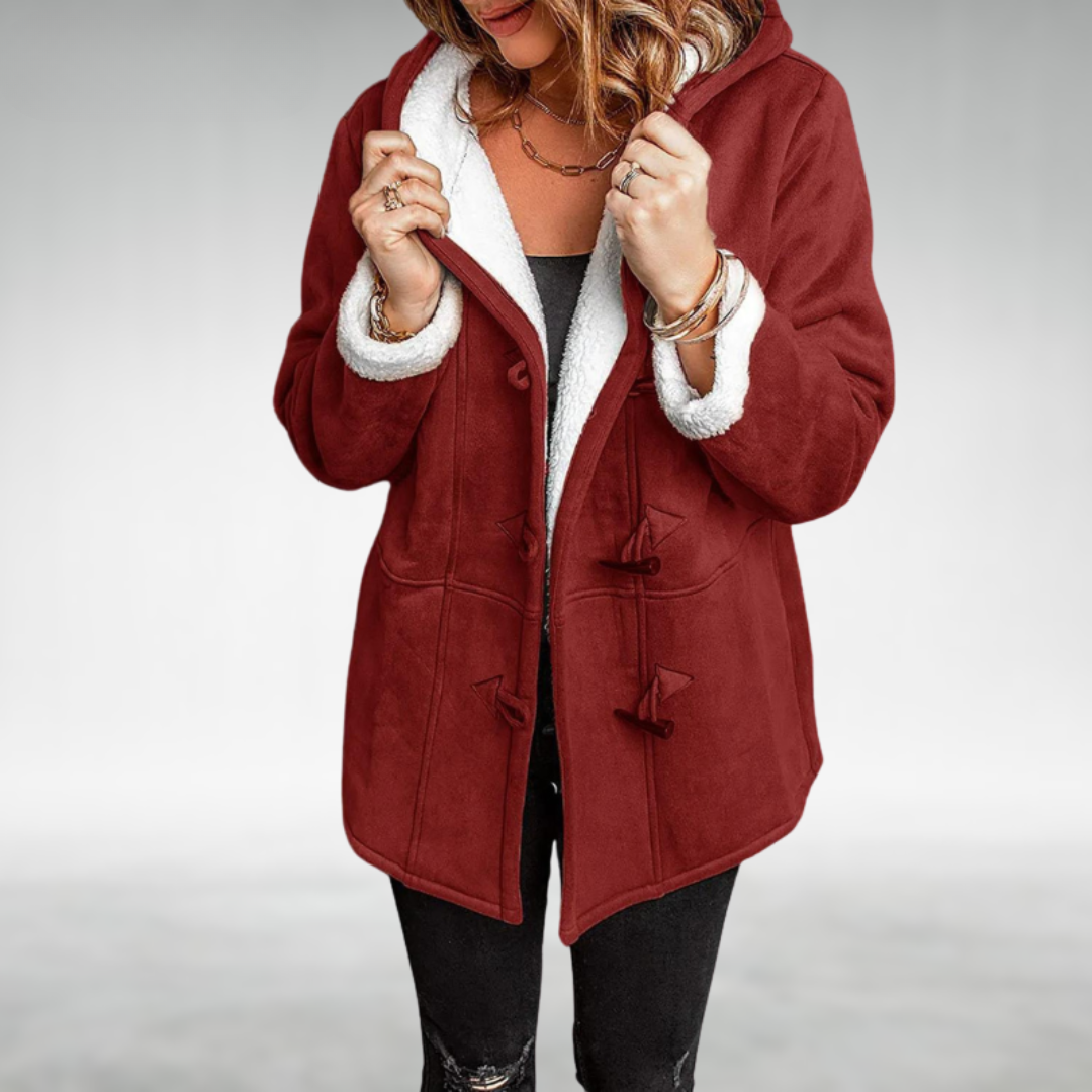 Sofia™ | Cappotto Invernale Donna Elegante con Fodera in Pile 2