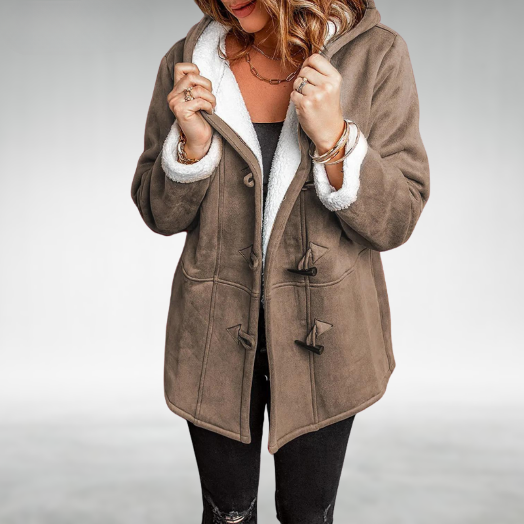 Sofia™ | Cappotto Invernale Donna Elegante con Fodera in Pile 3