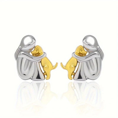 Sofia™ | Eleganti Orecchini Oro Cane