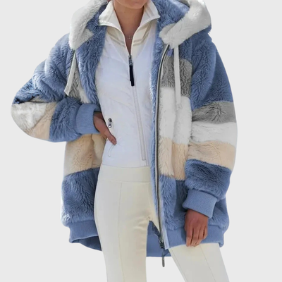 Sofia™ | Giacca Invernale Donna con Cappuccio e Pelliccia Sintetica 1