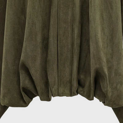 Sofia™ | Giacca Pelle Donna Corta Scamosciata