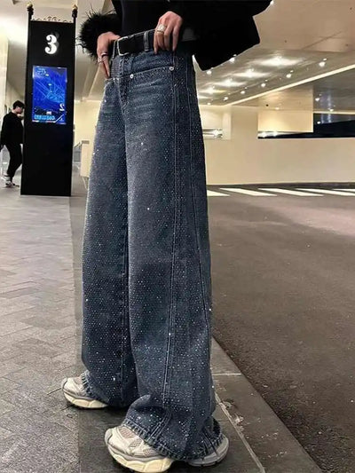 Sofia™ | Jeans Donna Dritti Americani con Design Primaverile