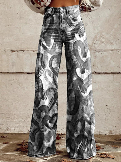 Sofia™ | Pantaloni Donna Vintage Eleganti con Vita Alta 0