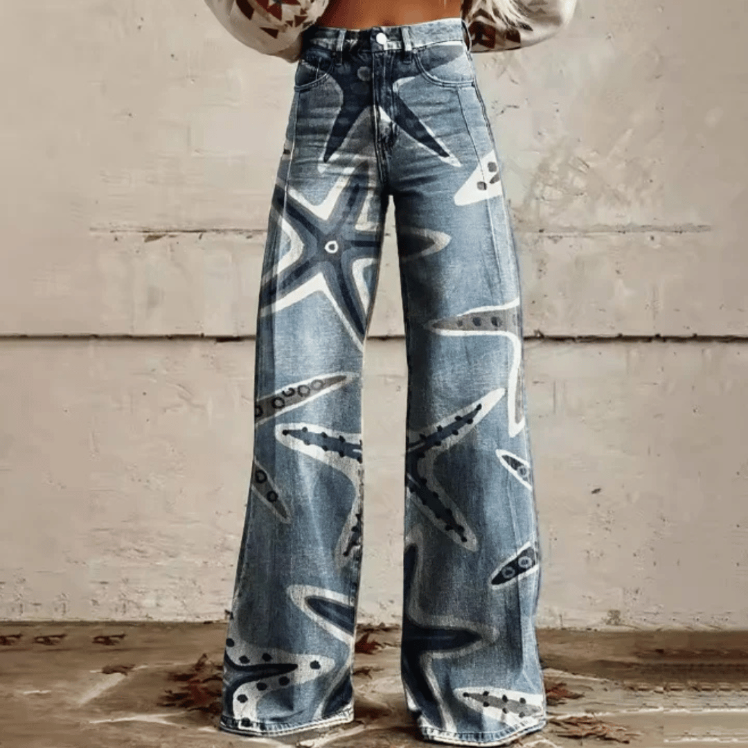 Sofia™ | Pantaloni Donna Vintage Eleganti in Tessuto Morbido 0