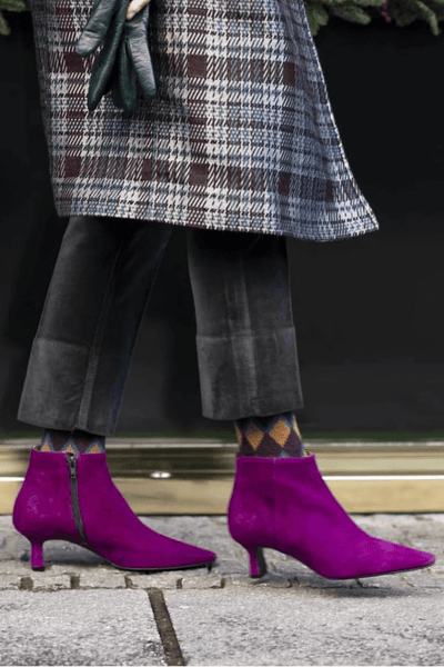 Sofia™ | Stivaletti Eleganti Donna in Pelle Scamosciata con Tacco