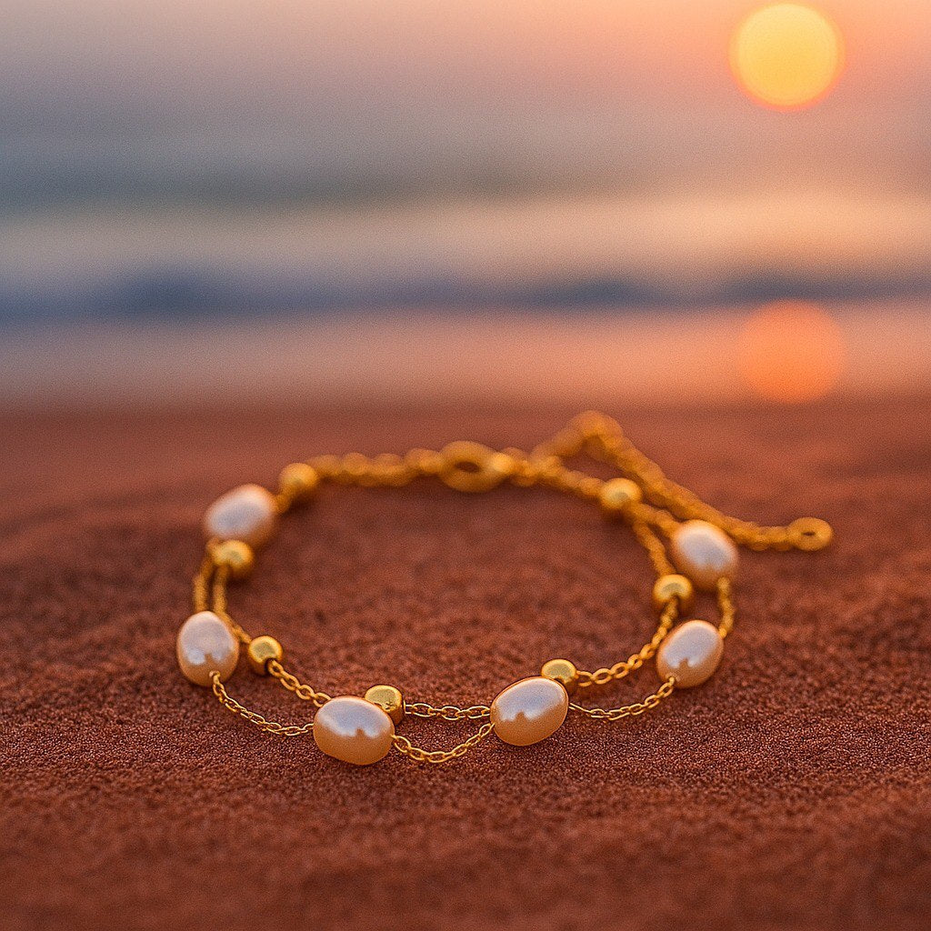Sommer™ | Elegante Bracciale Donna con Perle