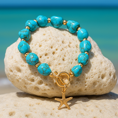 Wade™ | Bracciale Elegante in Blu Mare