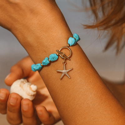 Wade™ | Bracciale Elegante in Blu Mare