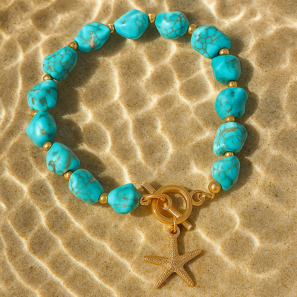 Wade™ | Bracciale Elegante in Blu Mare